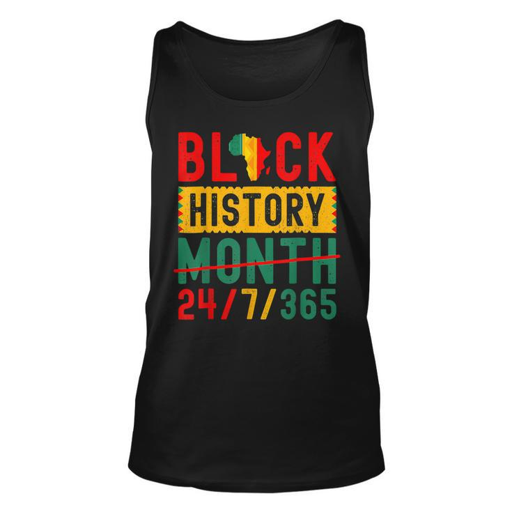 Black History Month One Month Cant Hold Our History 24 7 365  Unisex Tank Top - Thegiftio