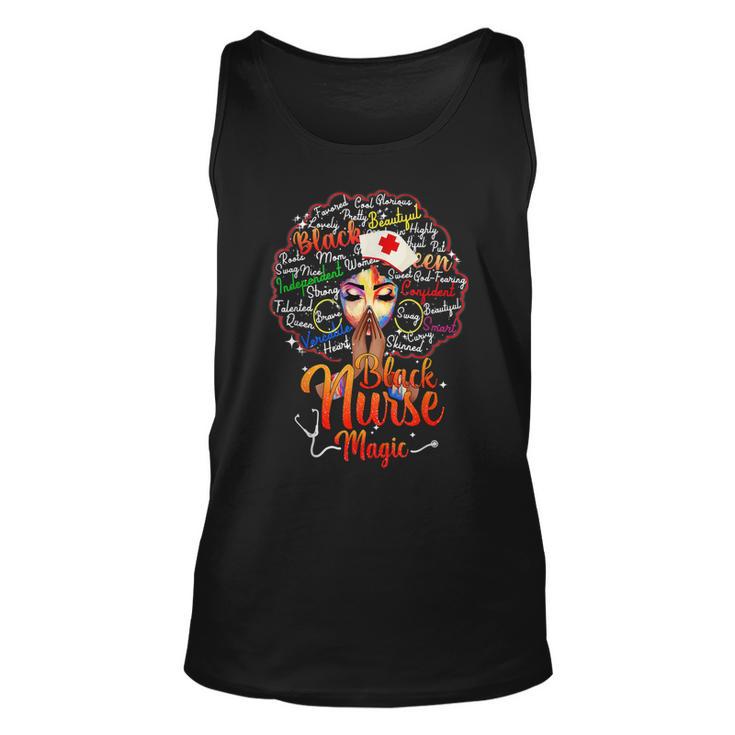 Black Nurse Black History Queen Melanin Afro African Pride  Unisex Tank Top