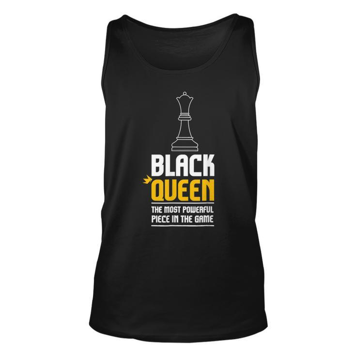 Black Queen Chess Black History Month Afro African Pride  Unisex Tank Top