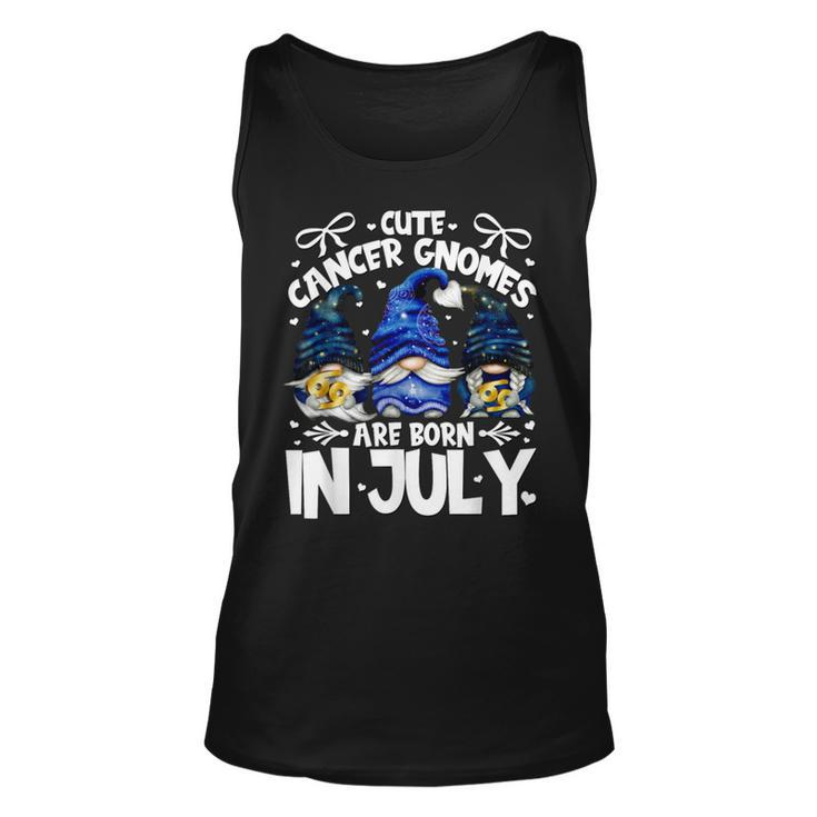 Born In July Zodiac Sign Cancer Mom And Dad Birthday Gnomes Bbjxqn Tank Top