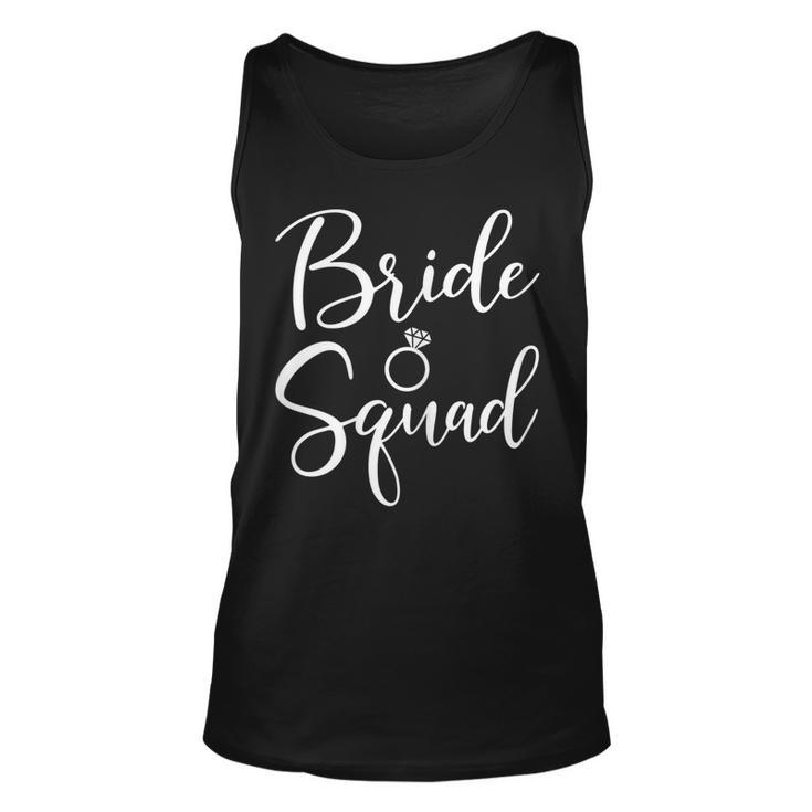 Bride Squad Wedding Gift Bridesmaid Bridal  Unisex Tank Top
