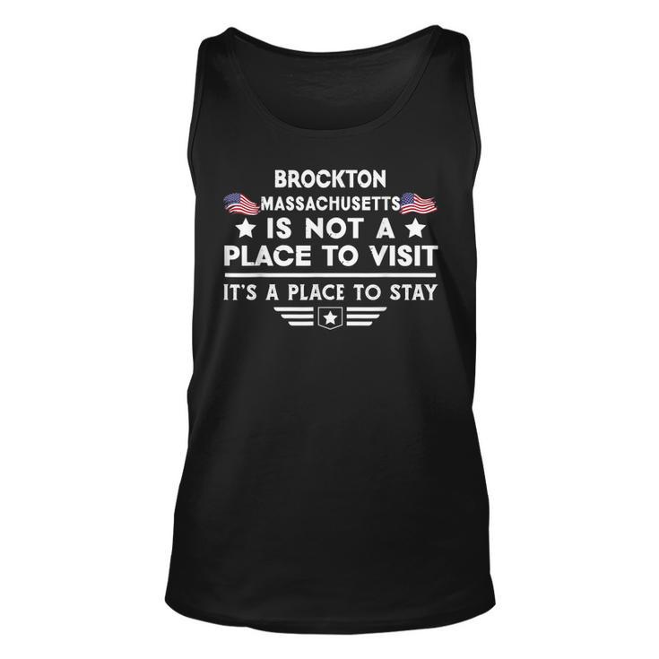 Brockton Massachusetts Ort Besuchen Bleiben Usa City Tank Top