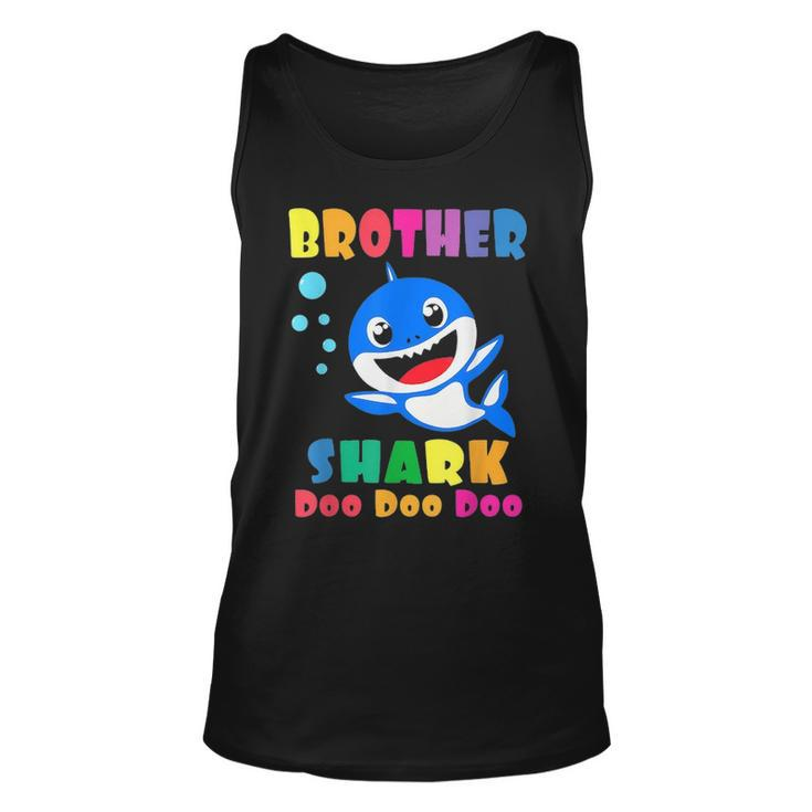 Brother Shark Funny Fathers Day Gift For Mens Dad Unisex Tank Top
