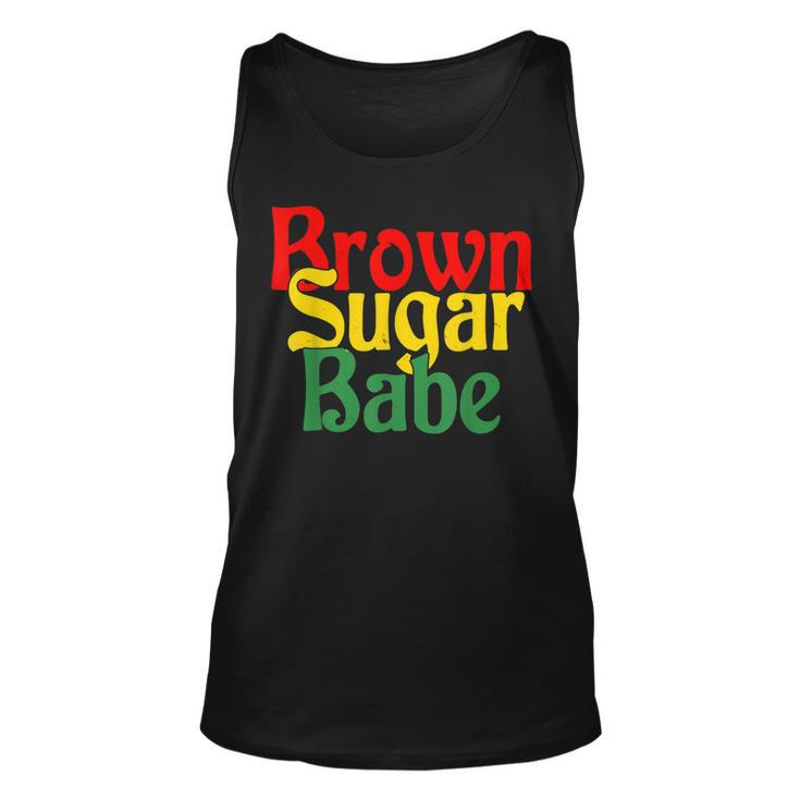 Brown Sugar Babe Proud Black Women  African Pride  Unisex Tank Top