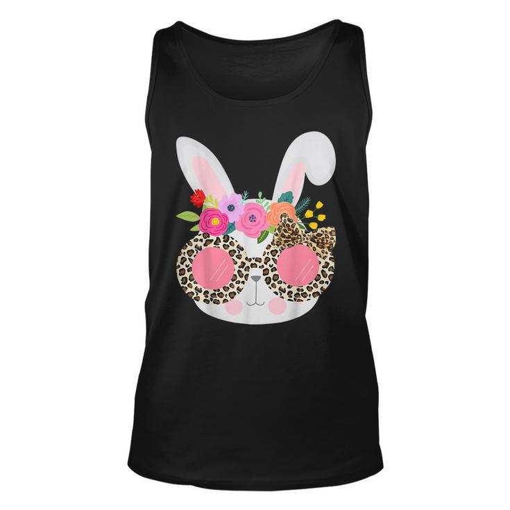 Bunny Face Leopart Print Easter Basket Stuffer For N Girl  Unisex Tank Top