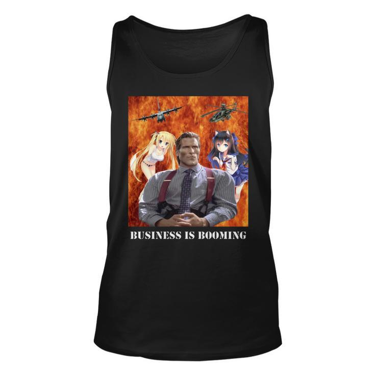 Business Is Booming Meme Giga Chad Unisex Tank Top