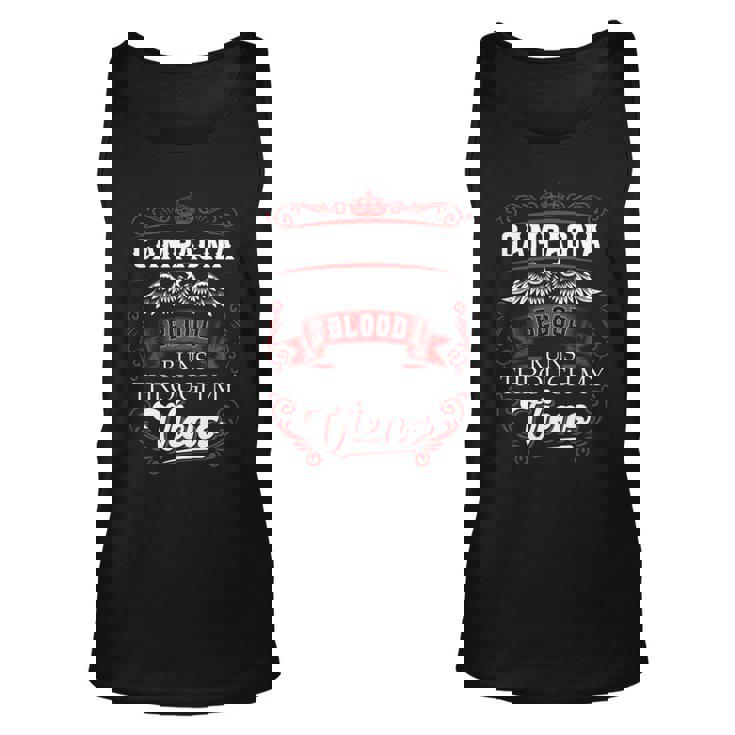 Campagna Blood Runs Through My Veins  Unisex Tank Top