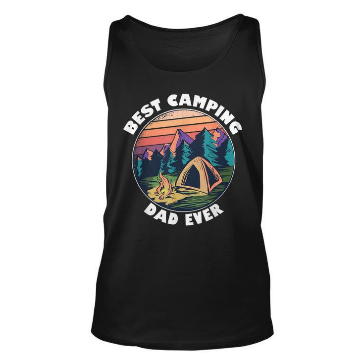 Camping Dad Best Dad Camper Father Camping Tank Top