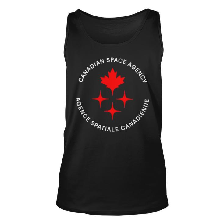 Canadian Space Agency Agence Spatiale Canadienne T Unisex Tank Top