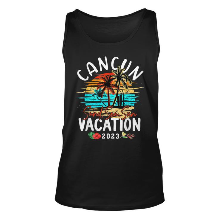 Cancun Mexico Vacation 2023 Matching Family Group  Unisex Tank Top