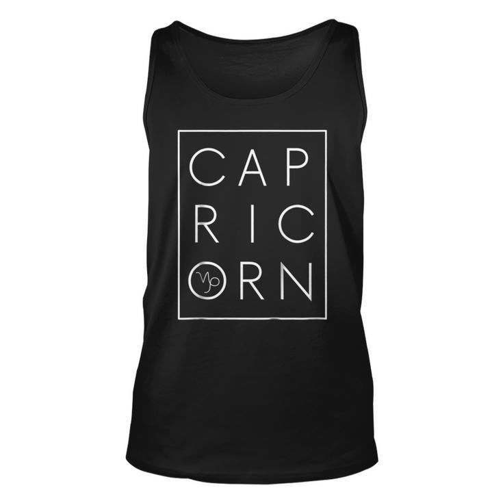 Capricorn Shirt Zodiac Sign Astrology Tshirt Birthday Gift Unisex Tank Top