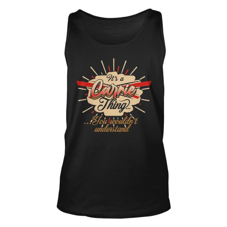 Carrie  Gifts For Carrie  Unisex Tank Top