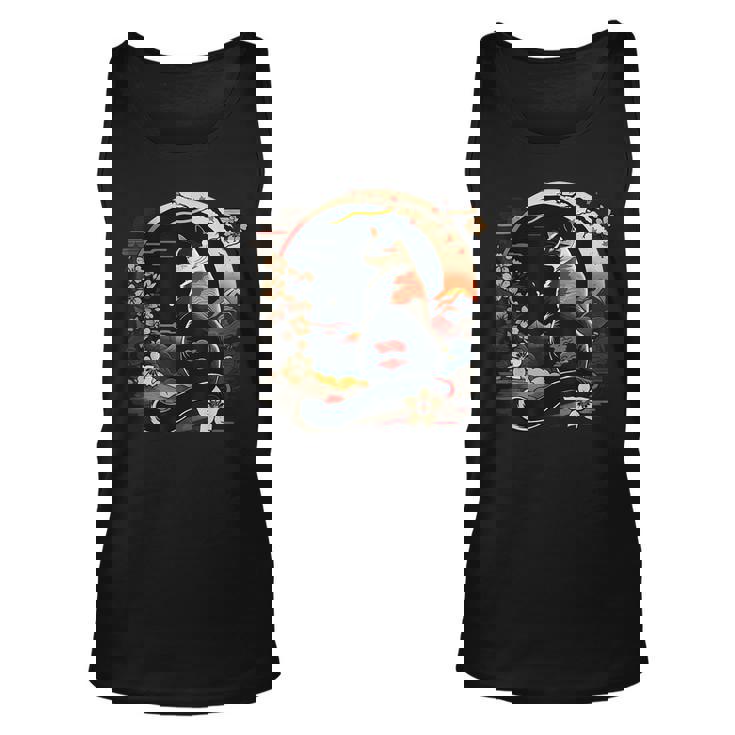 Cat Japan Style Funny Cat Gift Retro Vintage Funny Cat Unisex Tank Top Cat Japan Style Funny Cat Gift Retro Vintage Funny Cat Unisex Tank Top