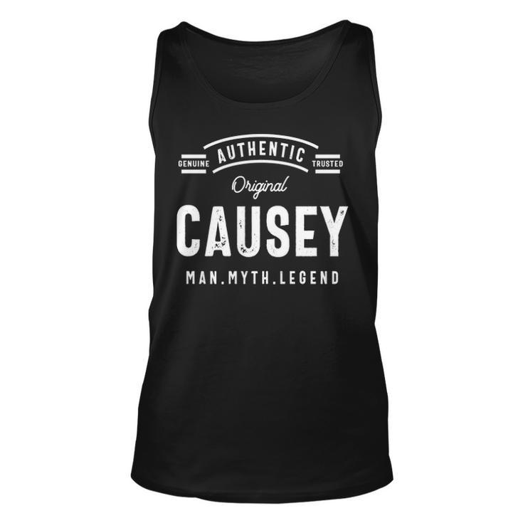 Causey Name Gift Authentic Causey Unisex Tank Top