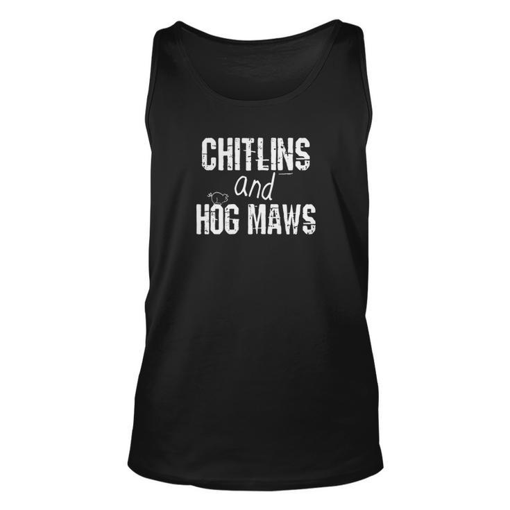 Chitlins And Hog Maws Pig T-Shirt Southern And Soul Food Tee Men Women Tank Top Graphic Print Unisex
