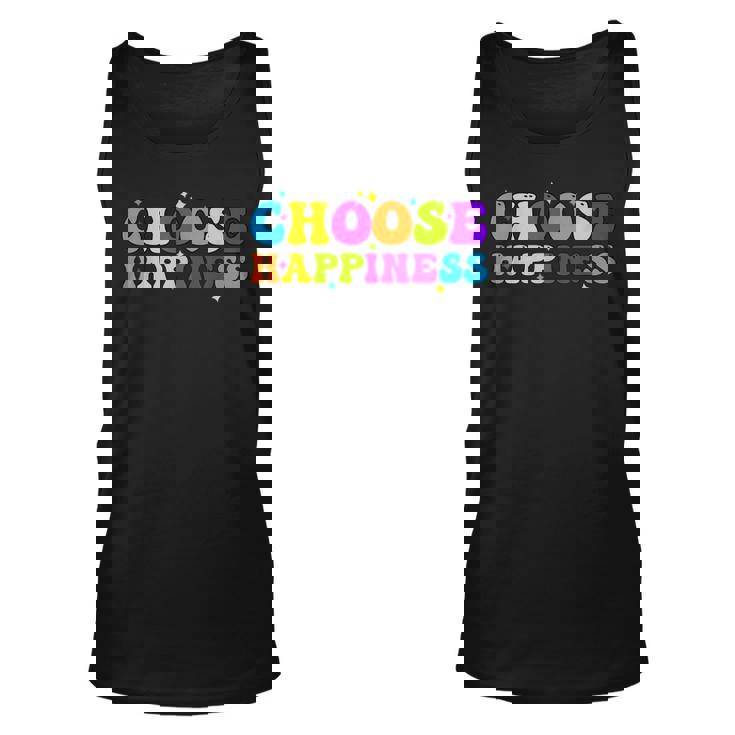 Choose Happiness International Day Of Happiness  Unisex Tank Top