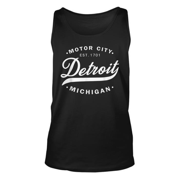 Classic Michiganians Vintage Detroit Motor City Michigan Mi Tank Top