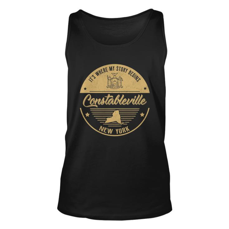 Constableville New York Its Where My Story Begins  Unisex Tank Top