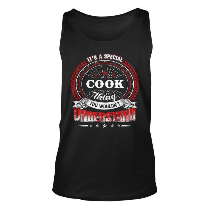 Cook  Family Crest Cook  Cook Clothing Cook T Cook T Gifts For The Cook  V2 Unisex Tank Top
