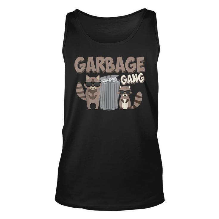 Cool Garbage Gang Raccoons | Funny Animal Trash Squad Gift Unisex Tank Top