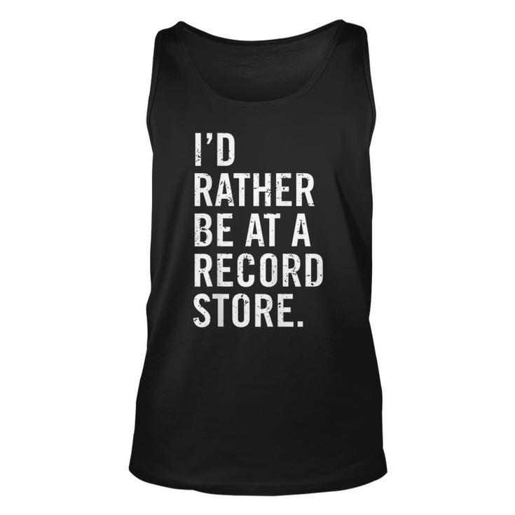 Cool Vinyl Records Gift For Vinyl Record Store Lovers  Unisex Tank Top