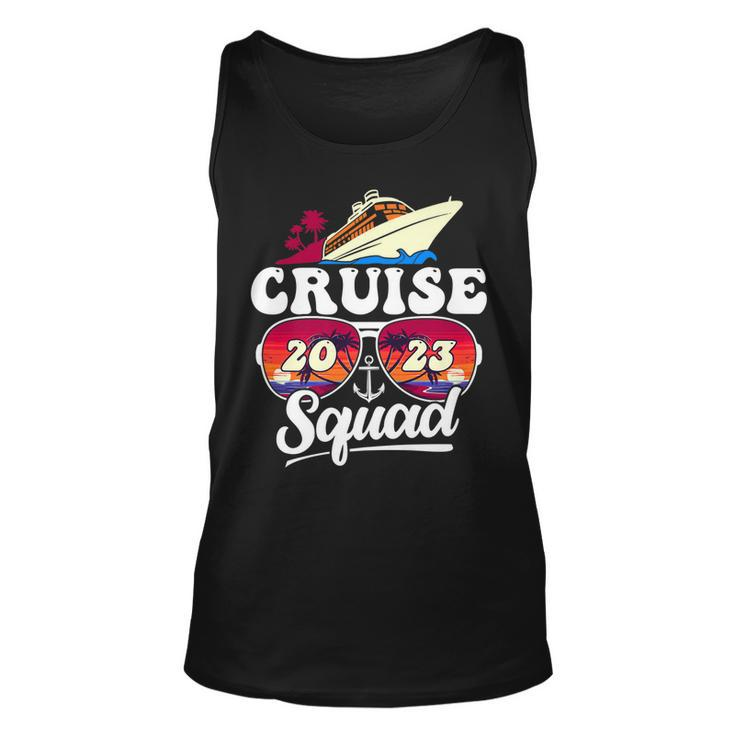 Cruise Squad 2023 Family Vacation Matching Family Group   Unisex Tank Top