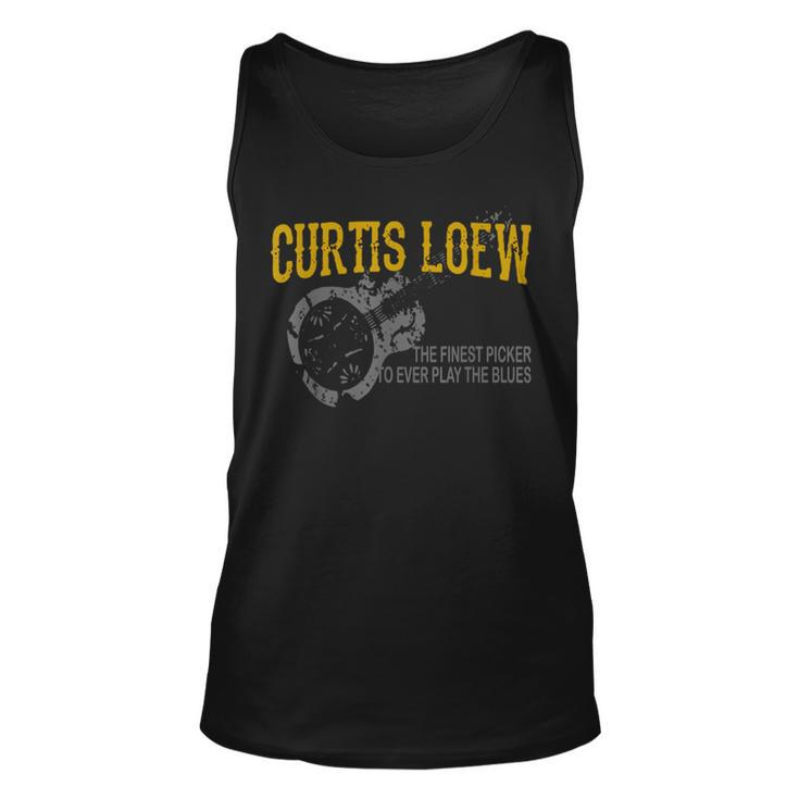 Curtis Loew The Finest Picker To Ever Play The Blues  Unisex Tank Top