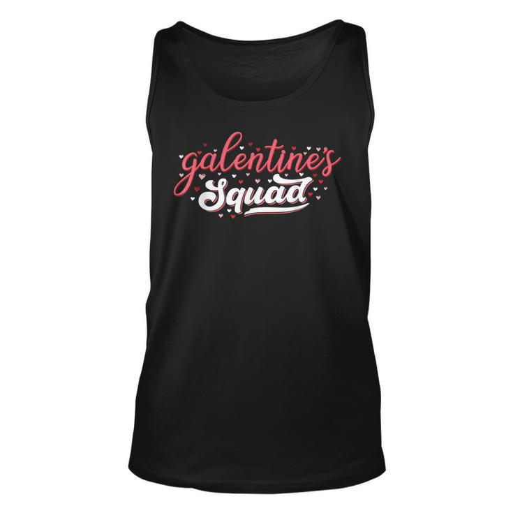 Cute Galentines Squad Gang For Girls Funny Galentines Day  Unisex Tank Top