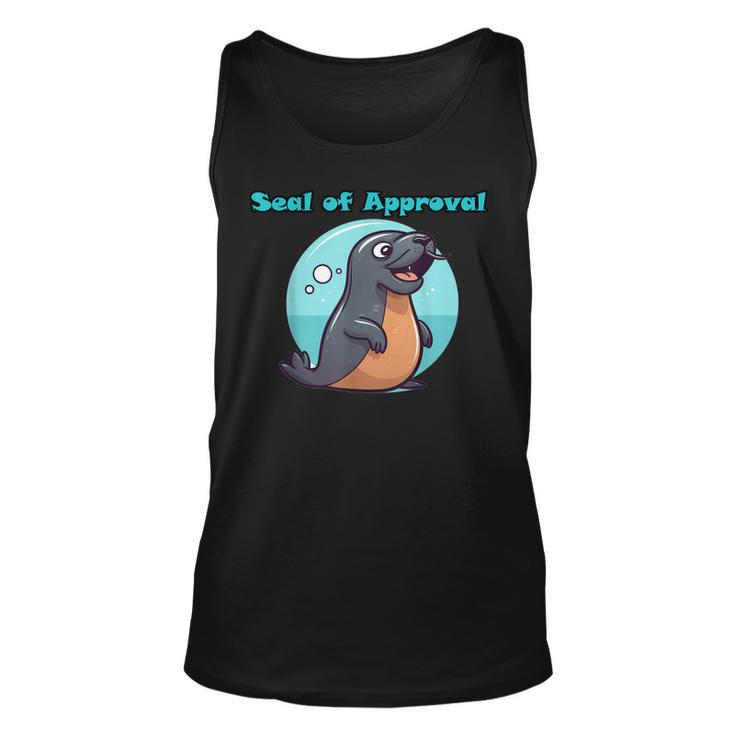Cute Seal Of Approval  Unisex Tank Top