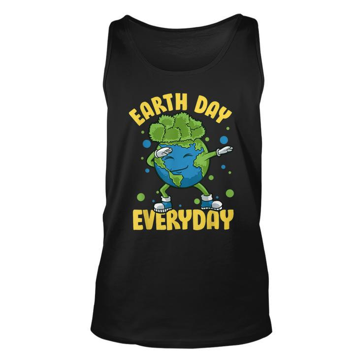 Dabbing Earth Day Everyday Earthday Dab Every Day Planet  Unisex Tank Top