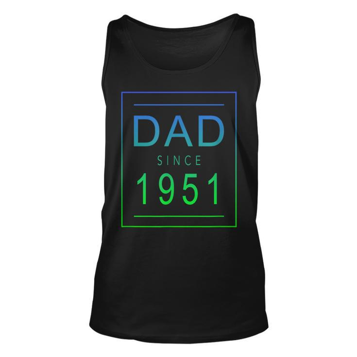 Dad Since 1951 51 Aesthetic Promoted To Daddy Father Bbjzvn Tank Top