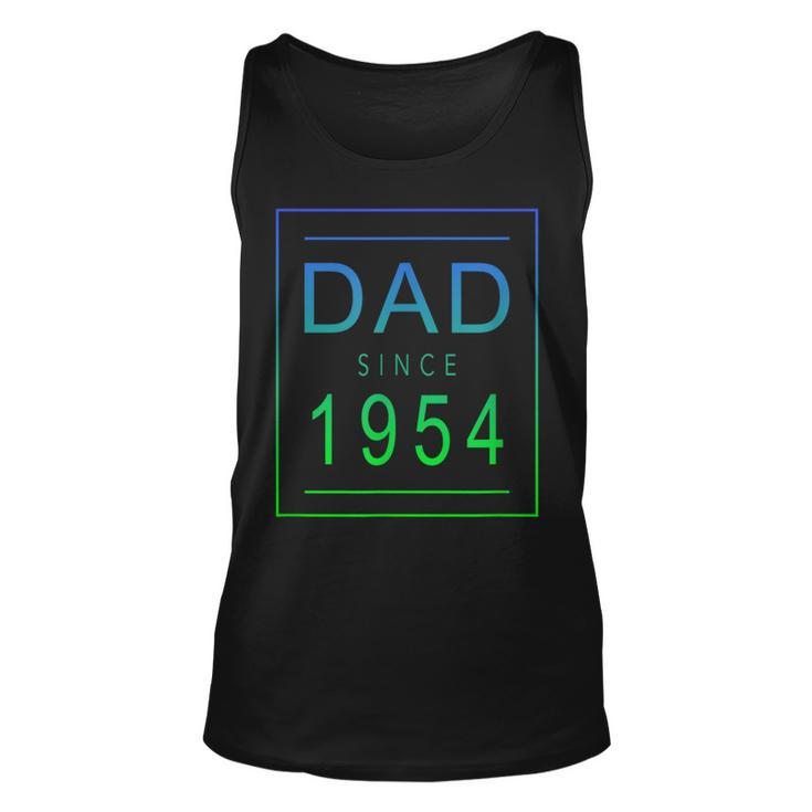 Dad Since 1954 54 Aesthetic Promoted To Daddy Father Bbkfmp Tank Top