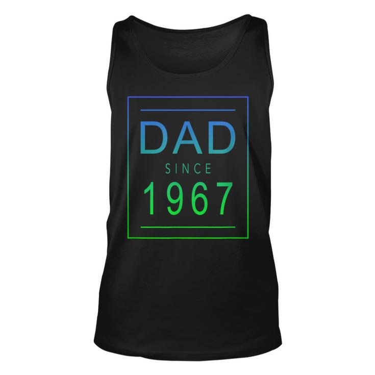 Dad Since 1967 67 Aesthetic Promoted To Daddy Father Bbjykfd Tank Top
