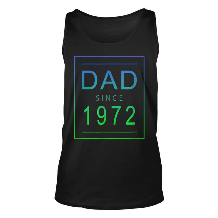 Dad Since 1972 72 Aesthetic Promoted To Daddy Father Bbkcv Tank Top