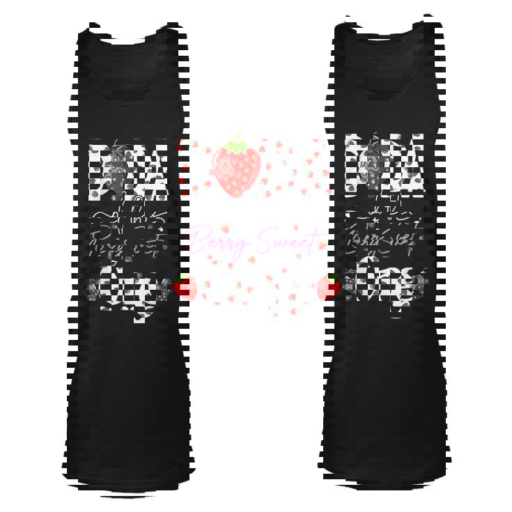 Dada Of The Berry Sweet Birthday Girl Sweet Strawberry Tank Top