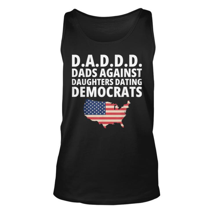 Daddd Dads Against Daughters Dating Democrats V3 Unisex Tank Top
