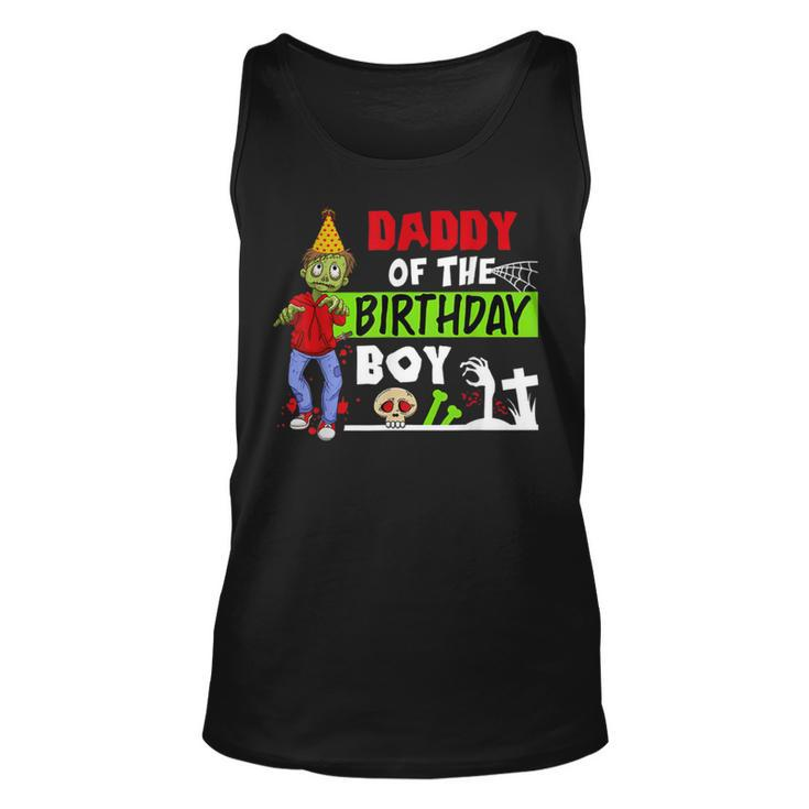 Daddy Of The Birthday Boy Cute Zombie Kids &Amp Boys Tank Top