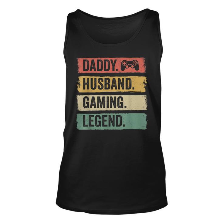 Daddy Ehemann Gaming Legende Vintage Video Gamer Papa Vater Tank Top