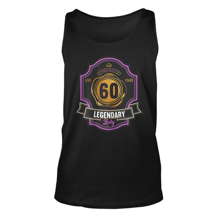 Damen 60 Geburtstag 60 Jahre Aged 60 Years Whisky Whiskey Tank Top