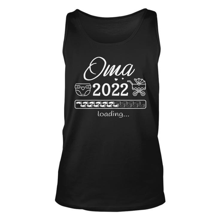 Damen Oma 2022 Loading Unisex TankTop, Schwangerschaftsverkündung