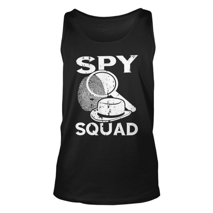 Detektiv Spy Squad Spy Kostüm Investigate Espionage Agent Tank Top