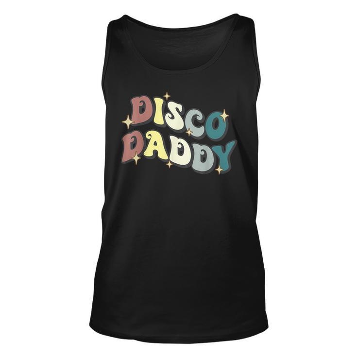 Disco Daddy Retro Groovy Matching 60S 70S Party Costume Dad Tank Top