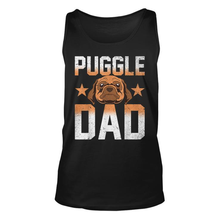 Mens Dog Lover Fathers Day Puggle Dad Pet Owner Animal Puggle Tank Top
