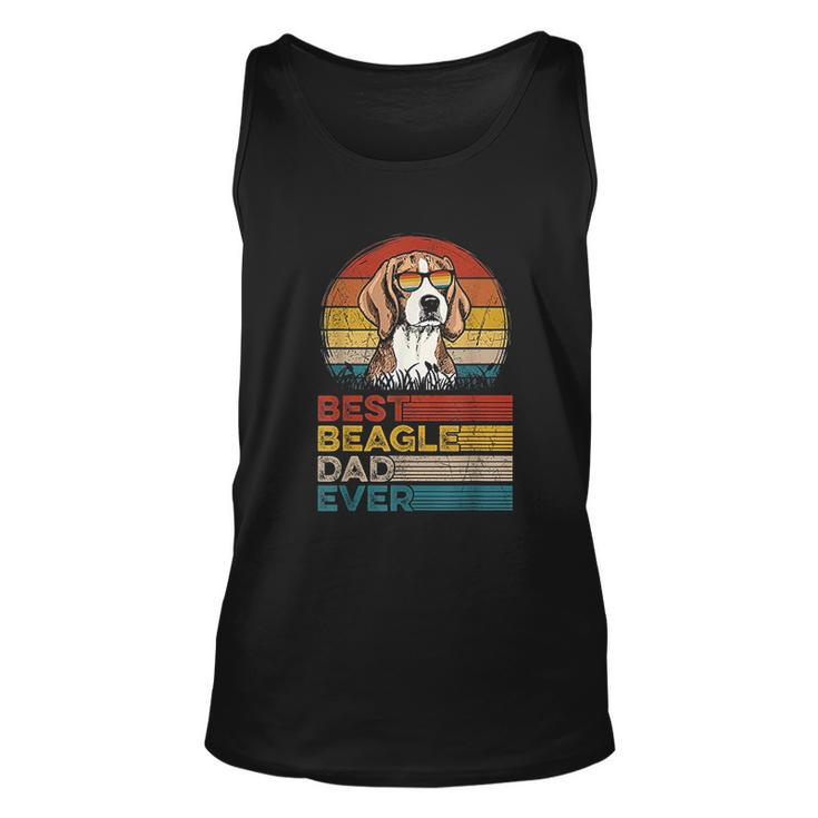 Dog Vintage Best Beagle Dad Ever Gifts Lover Men Women Tank Top Graphic Print Unisex