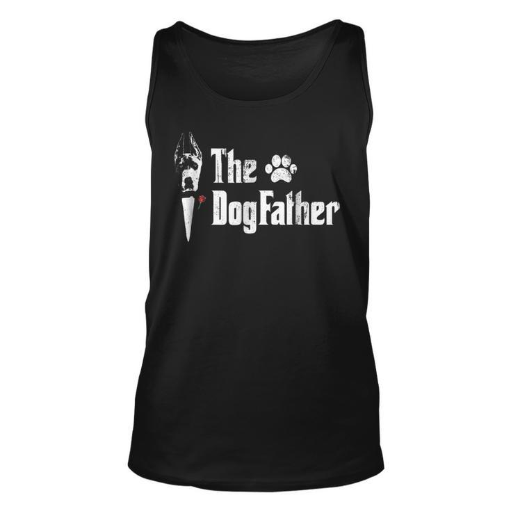 Mens The Dogfather Great Dane Dog Dad Tshirt Fathers Day Tank Top