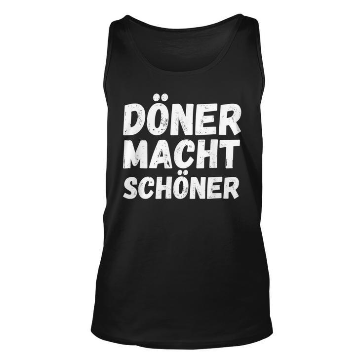 Döner Macht Schöner Kebab Dönerverkäufer Imbiss Tank Top