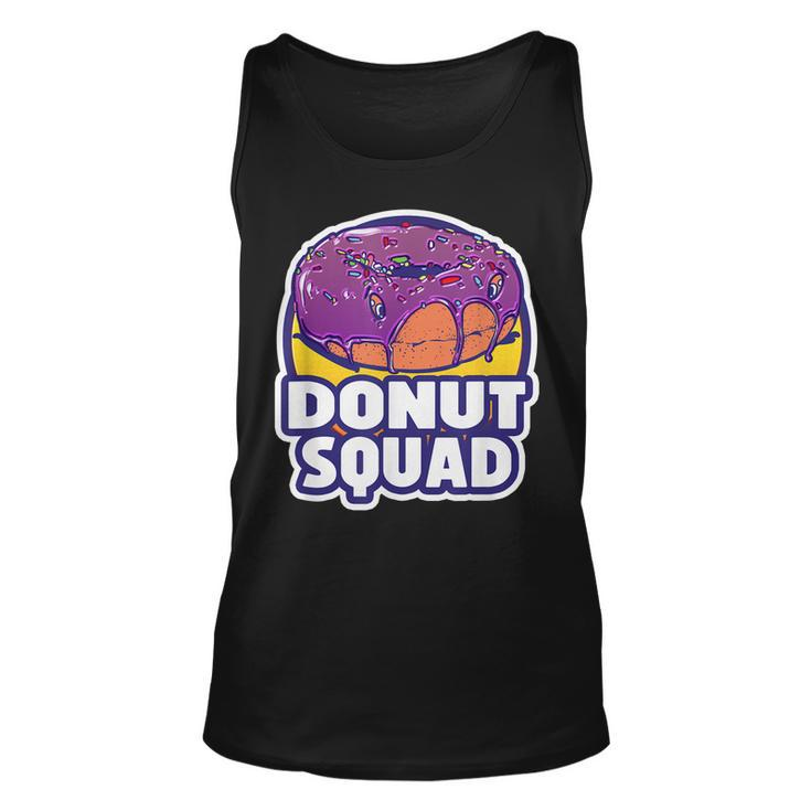 Donut Squad Retro Funny Baked Fried Donuts Party Unisex Tank Top