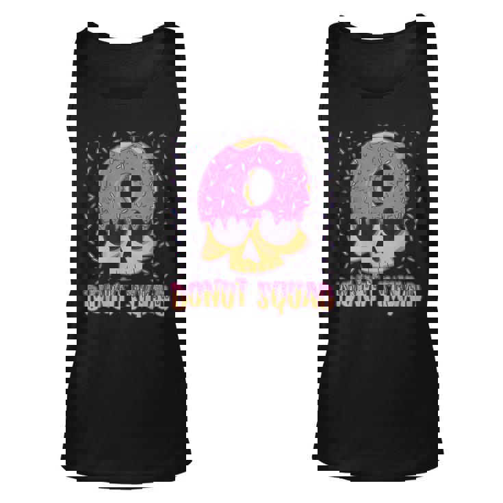 Donut Squad Skull Drawing Baker Gift Unisex Tank Top