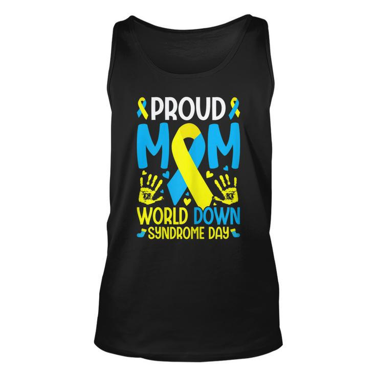Womens Down Syndrome Mom Ribbon World Down Syndrome Awareness Day Tank Top