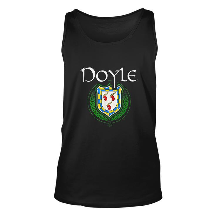 Doyle Surname Irish Last Name Doyle Family Crest Men Women Tank Top Graphic Print Unisex